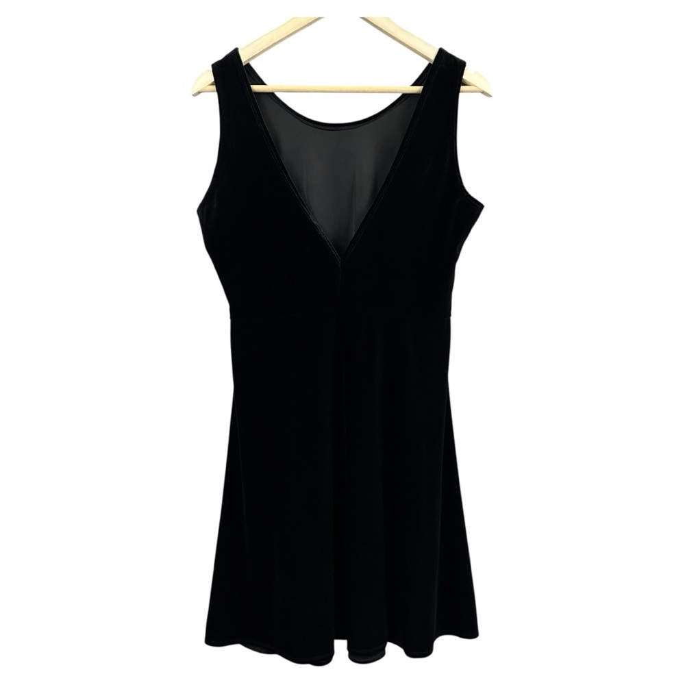 Bluenotes Black Sleeveless V-Neck Dress Size XL